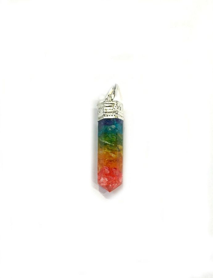 Ciondolo in Orgonite 7 chakra