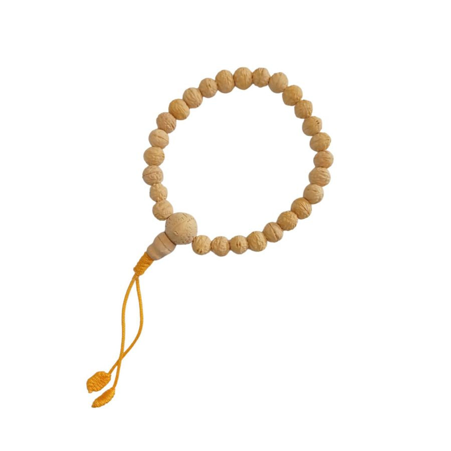 bracciale Mala Tibetano legno chiaro