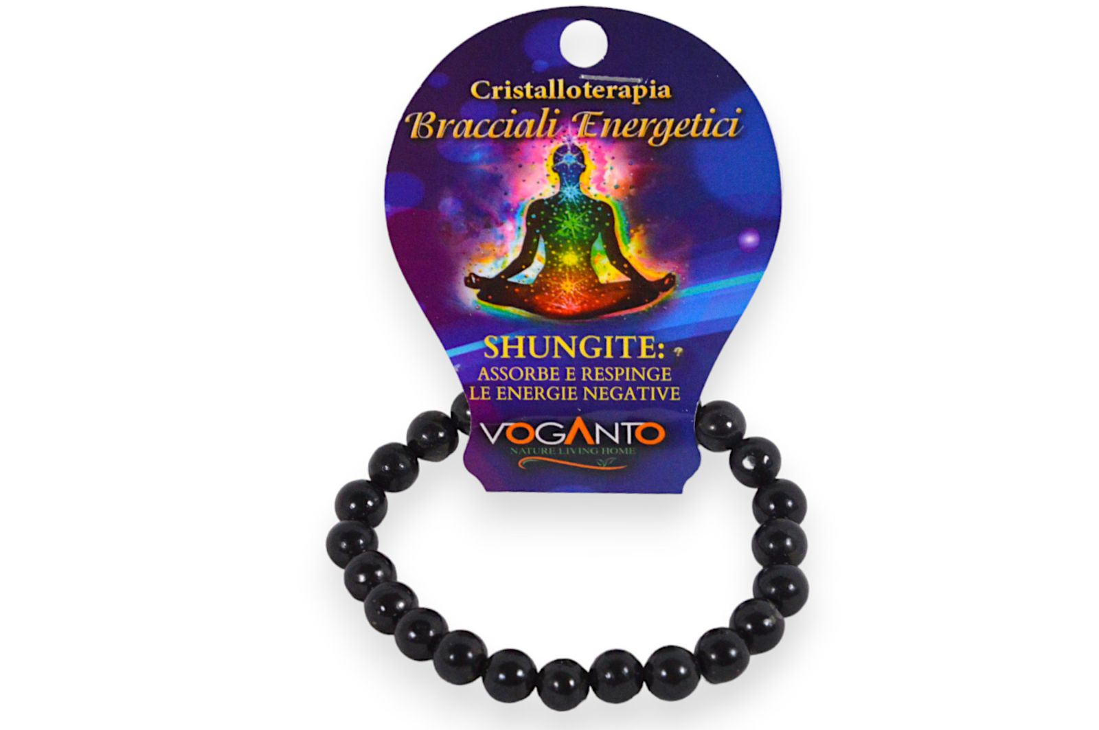 Bracciale in pietra naturale Shungite