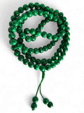 Mala Tibetano in Malachite