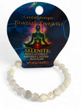 Bracciale in pietra naturale Selenite