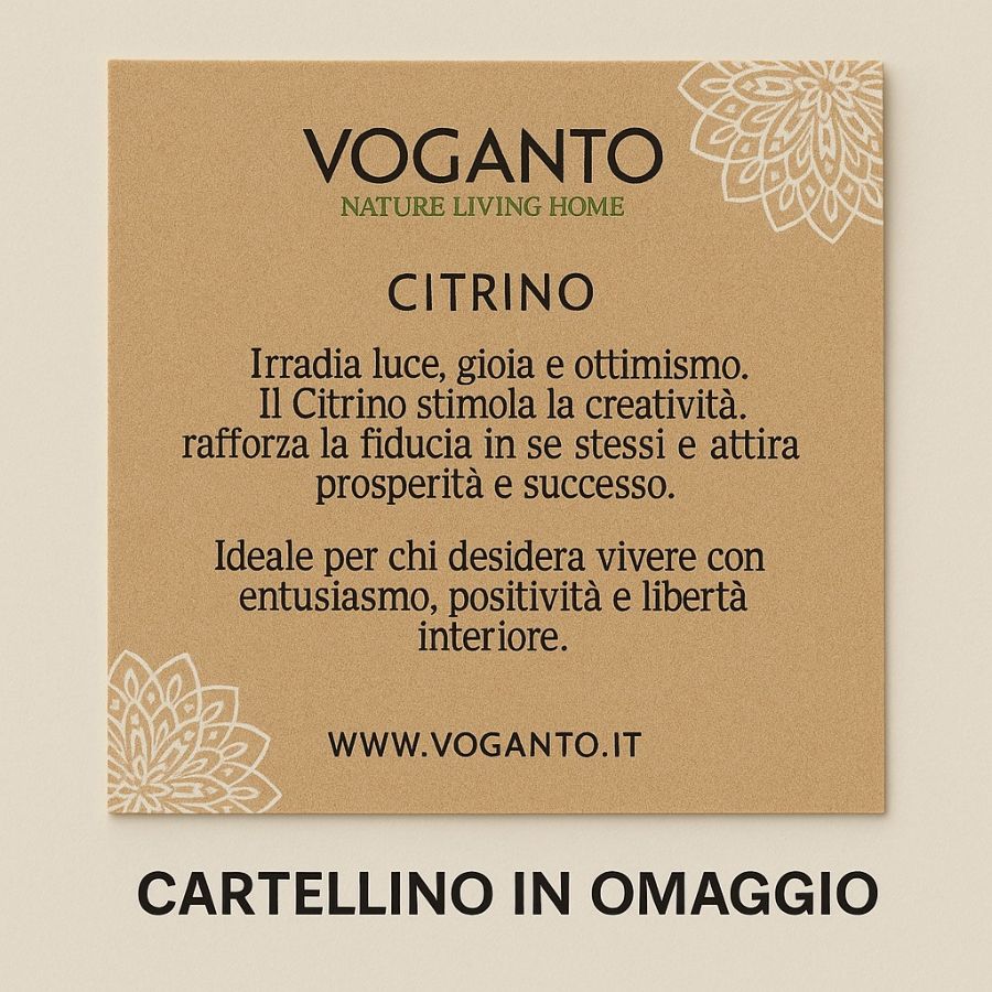 Bracciale in Ottone con Citrino
