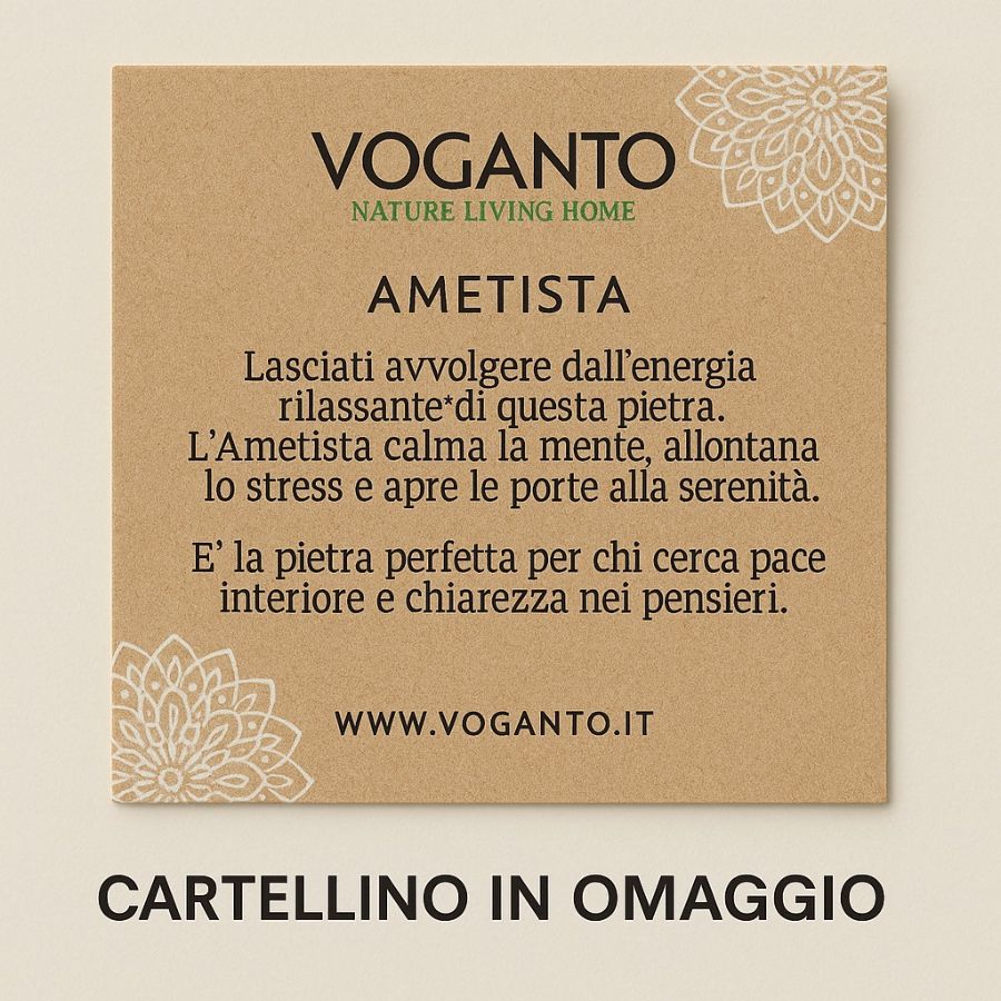 Bracciale in Ottone con Ametista