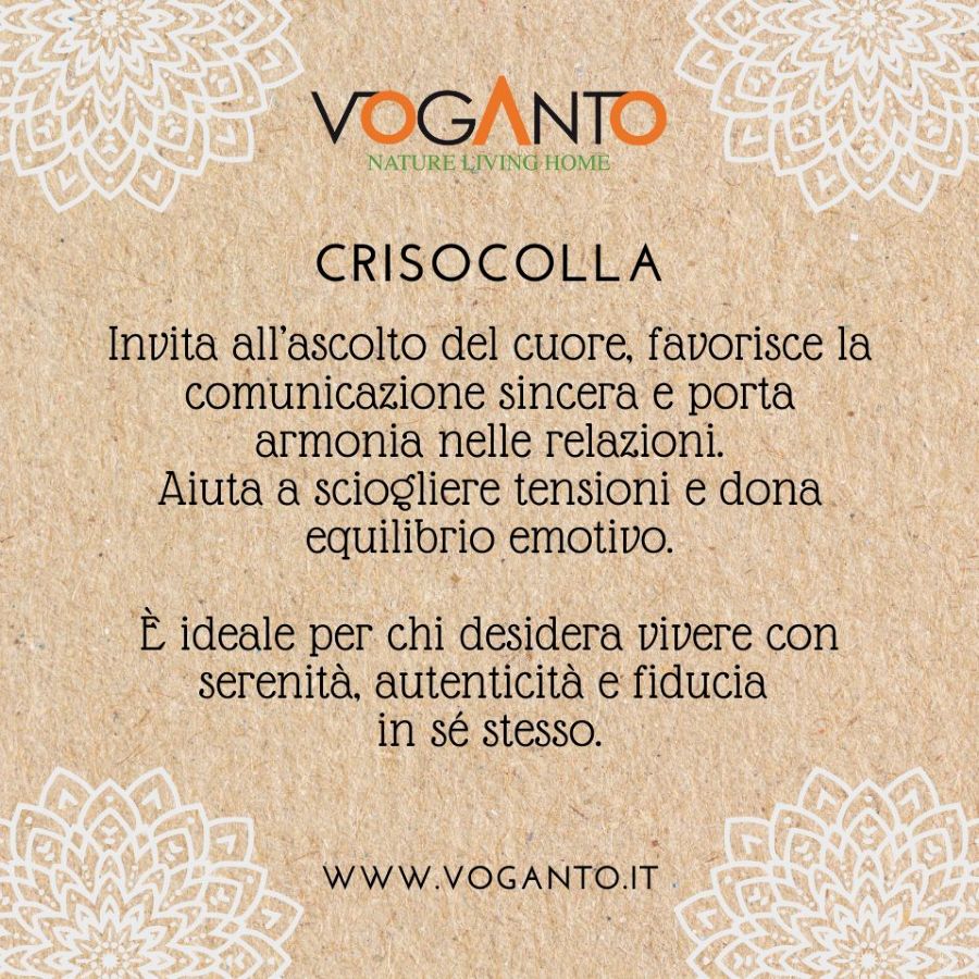 Bracciale in ottone con Crisocolla