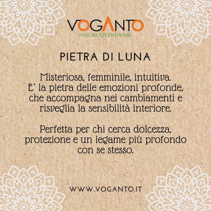 Braciale in Ottone con Pietra di Luna