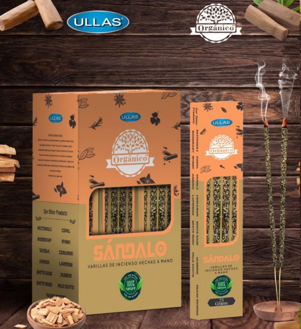Incenso Organico al Sandalo Ullas