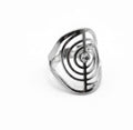 Anello in acciaio regolabile Spirale