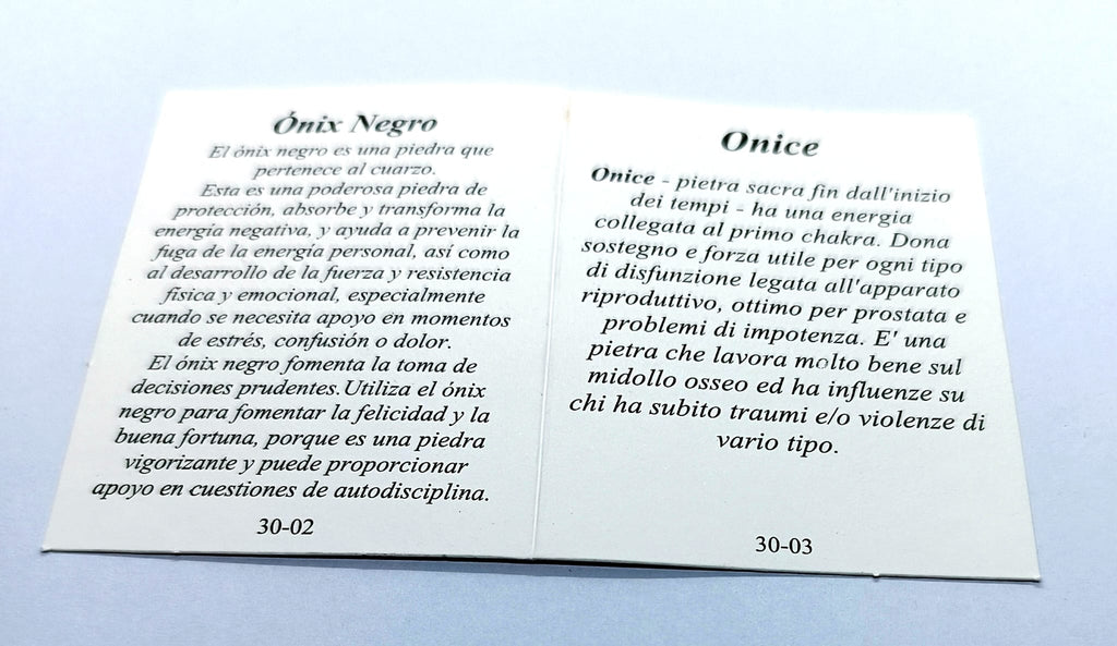 Collana con Onice in acciaio