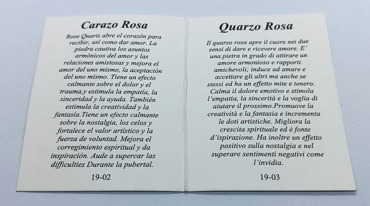 Collana con Quarzo rosa in acciaio