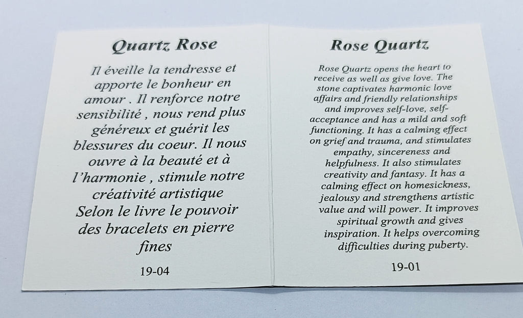 Collana con Quarzo rosa in acciaio