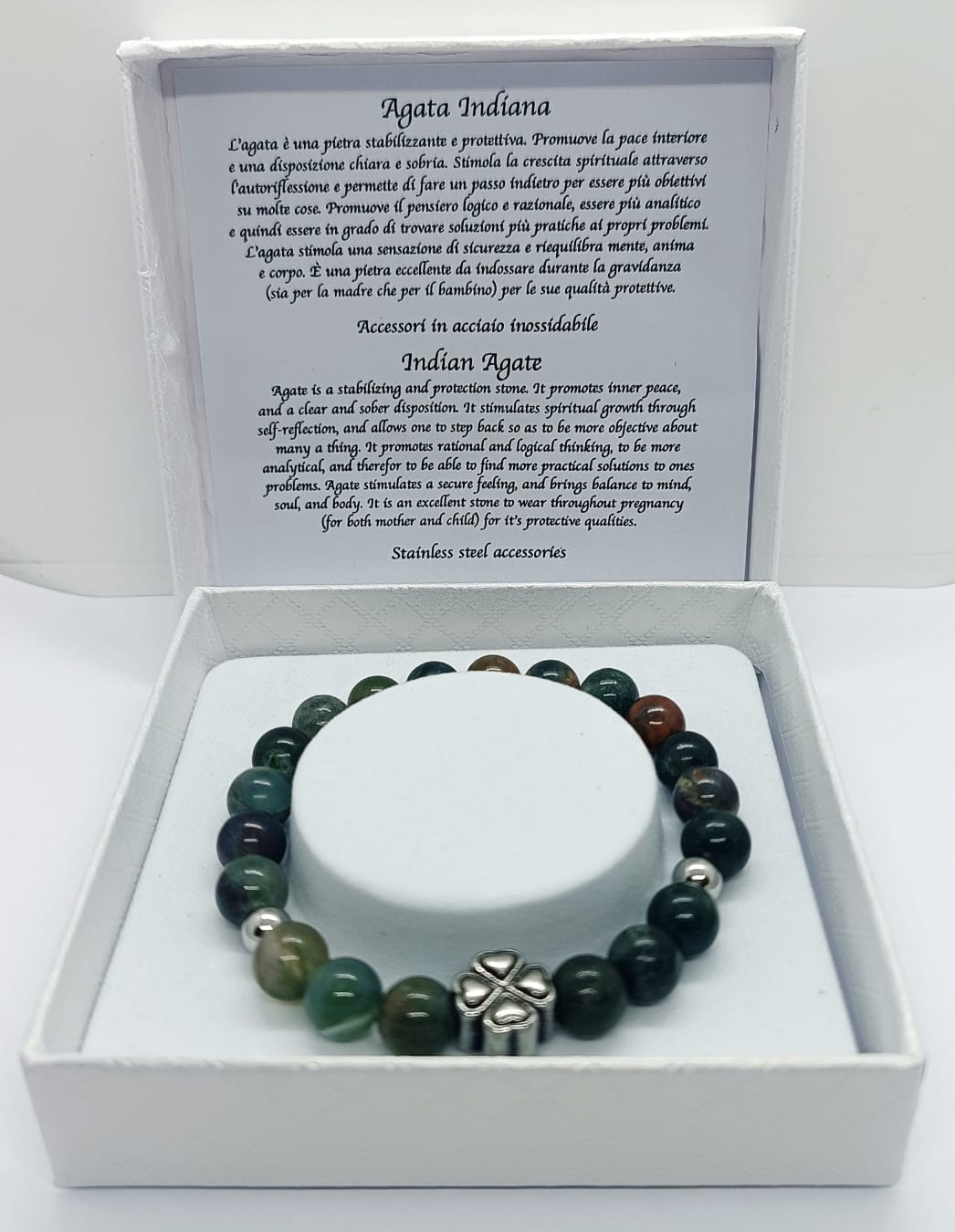 Bracciale in Agata Indiana