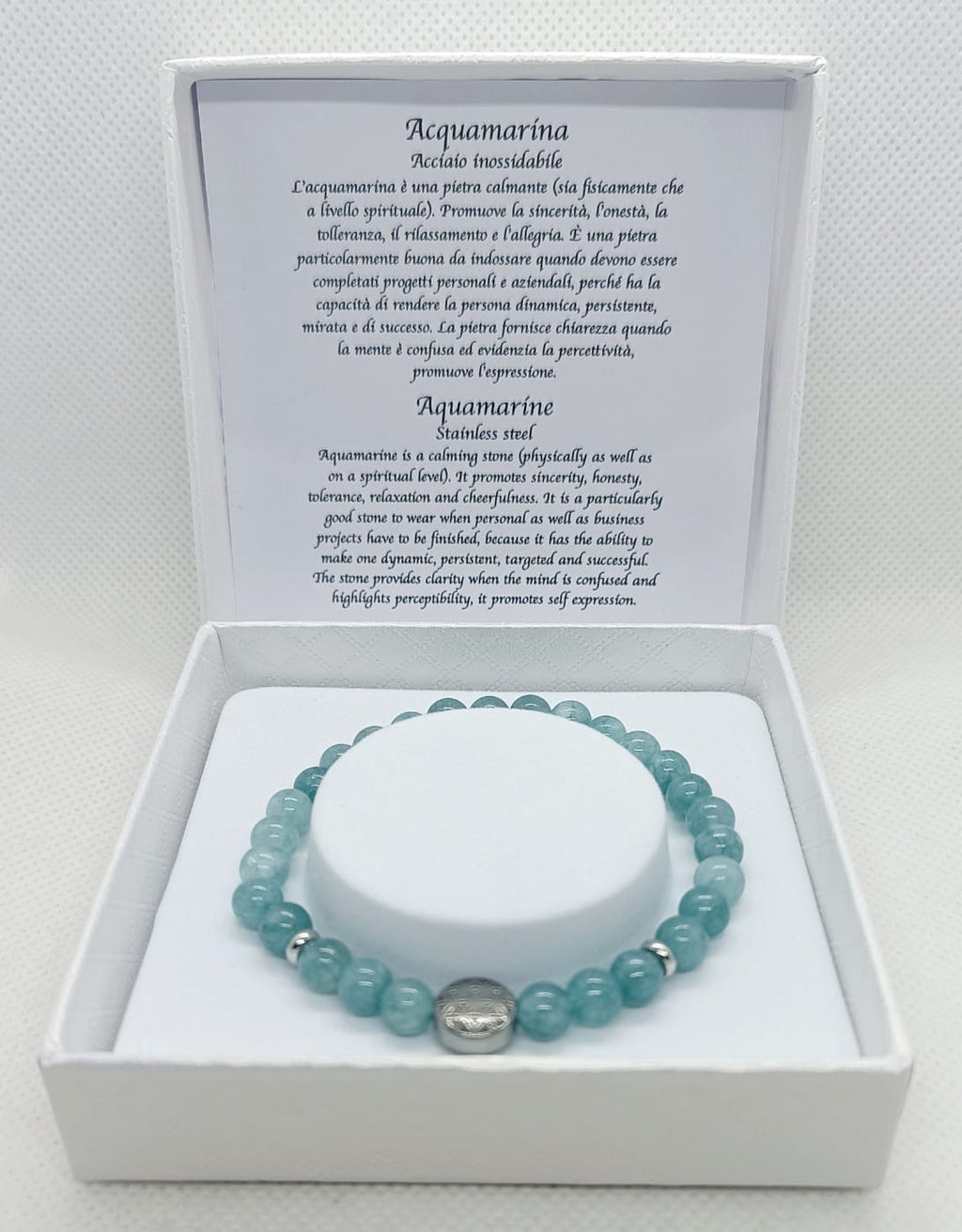 Bracciale in acquamarina