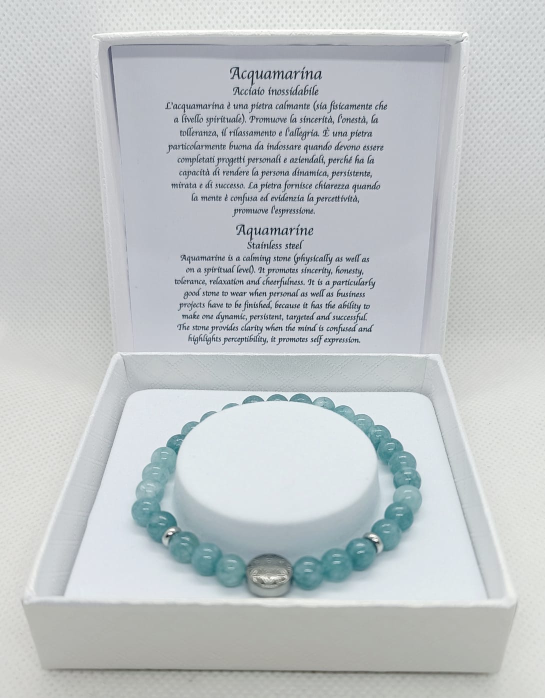 Bracciale in acquamarina