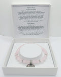 Bracciale in quarzo rosa