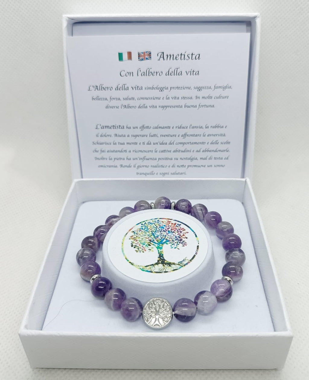 Bracciale Albero della vita in ametista