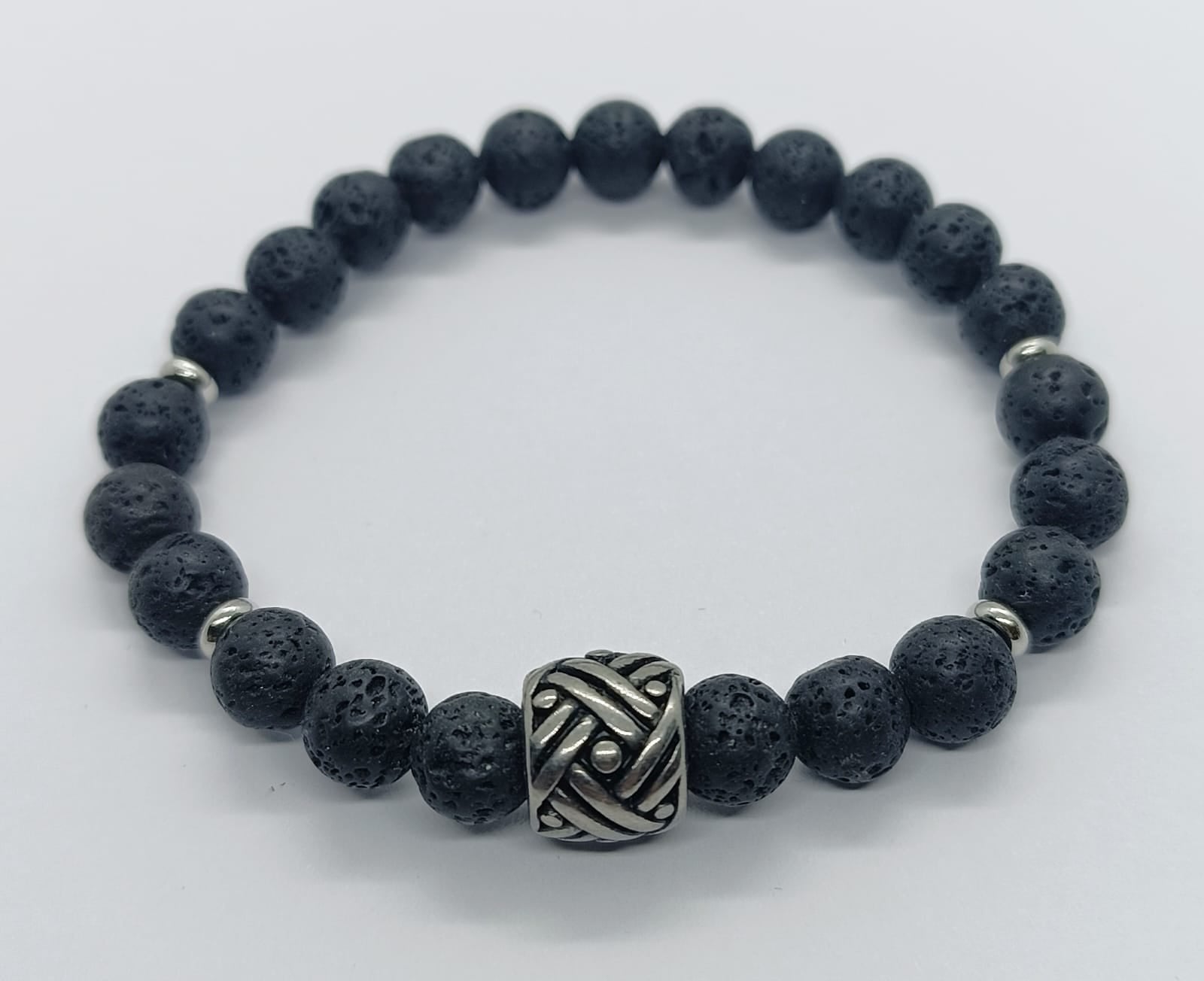 Bracciale in pietra lavica