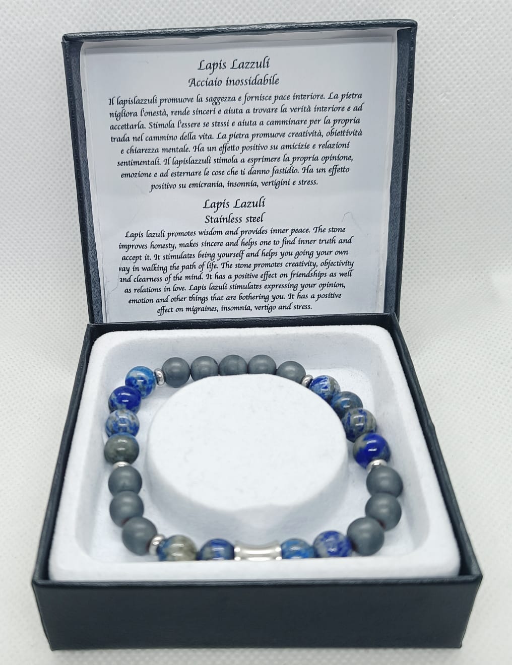 Bracciale in lapis lazzuli