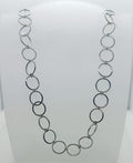 collana in acciaio inossidabile con cerchi