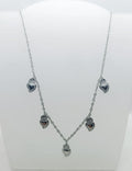 collana in acciaio inossidabile con cuoricini
