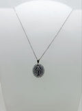 collana in acciaio inossidabile con ciondolo con Madonnina