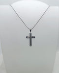 collana in acciaio inossidabile con croce