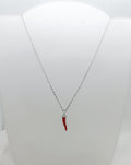 collana in acciaio inossidabile con peperoncino