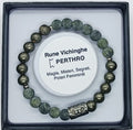 Bracciale Rune Vichinghe Pirite e Zoisite