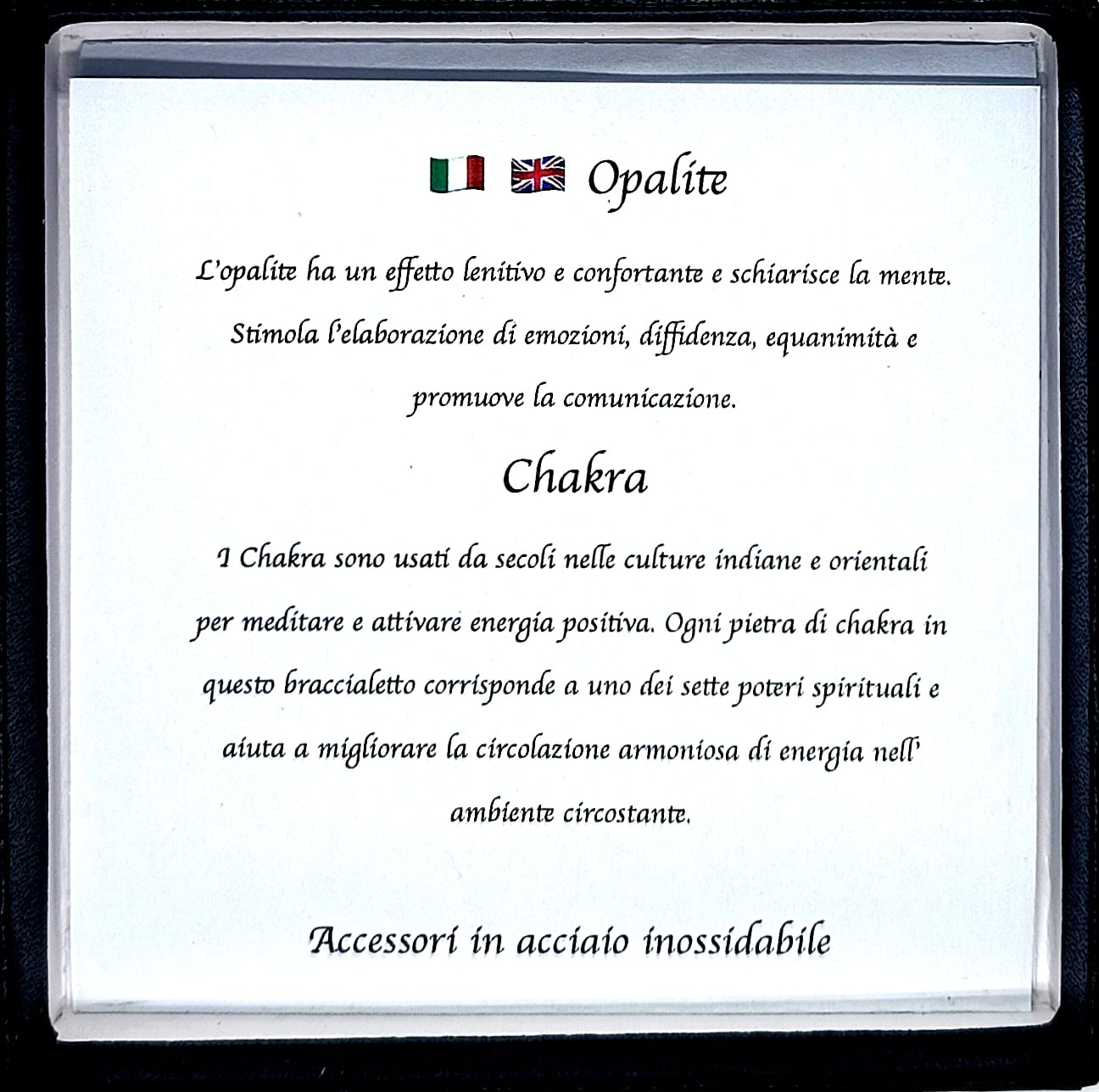 Bracciale Opalite 7 chakras