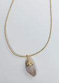 Collana in Capim Dourado con Citrino grezzo